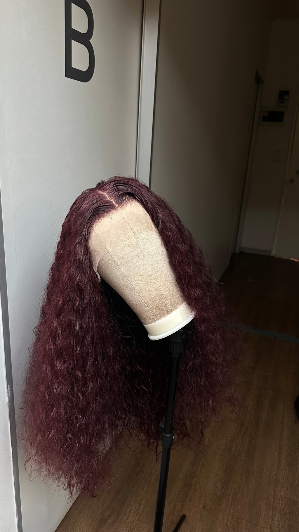 Deep Burgundy Waterwave