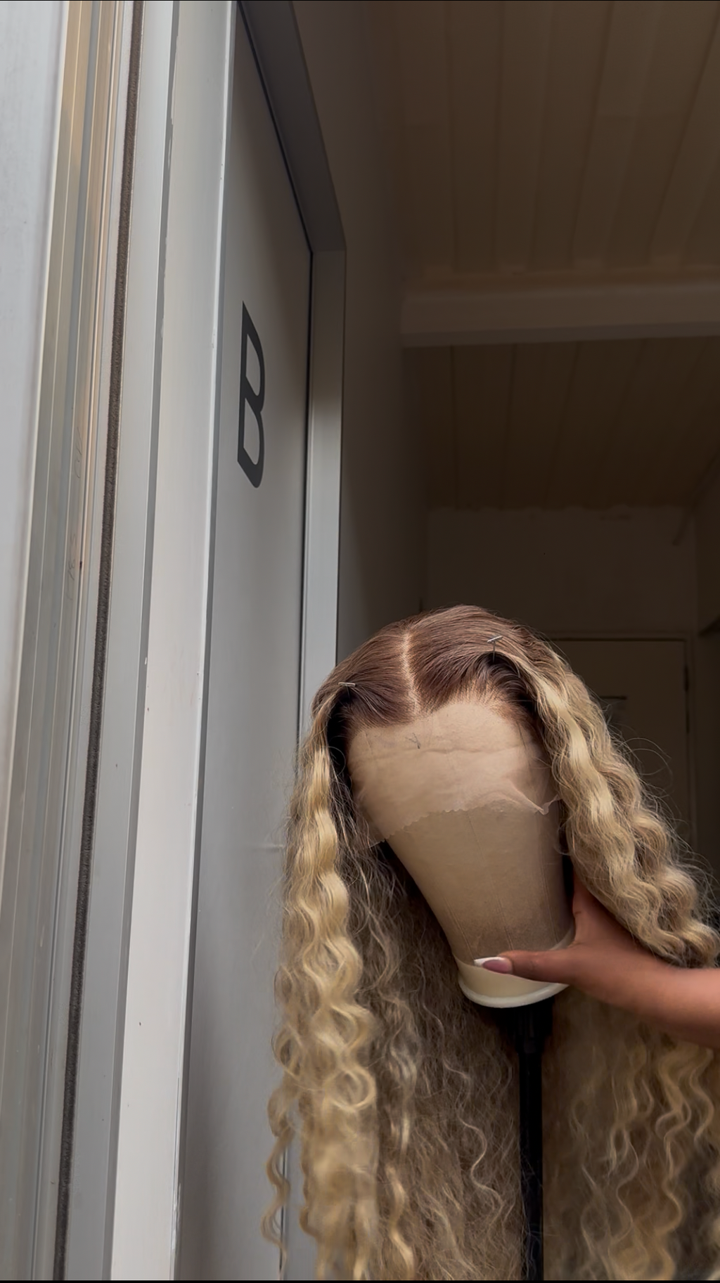 Ombré blonde Crimps