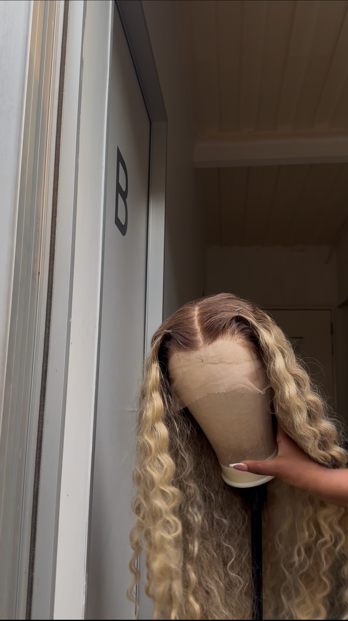 Ombré blonde Crimps