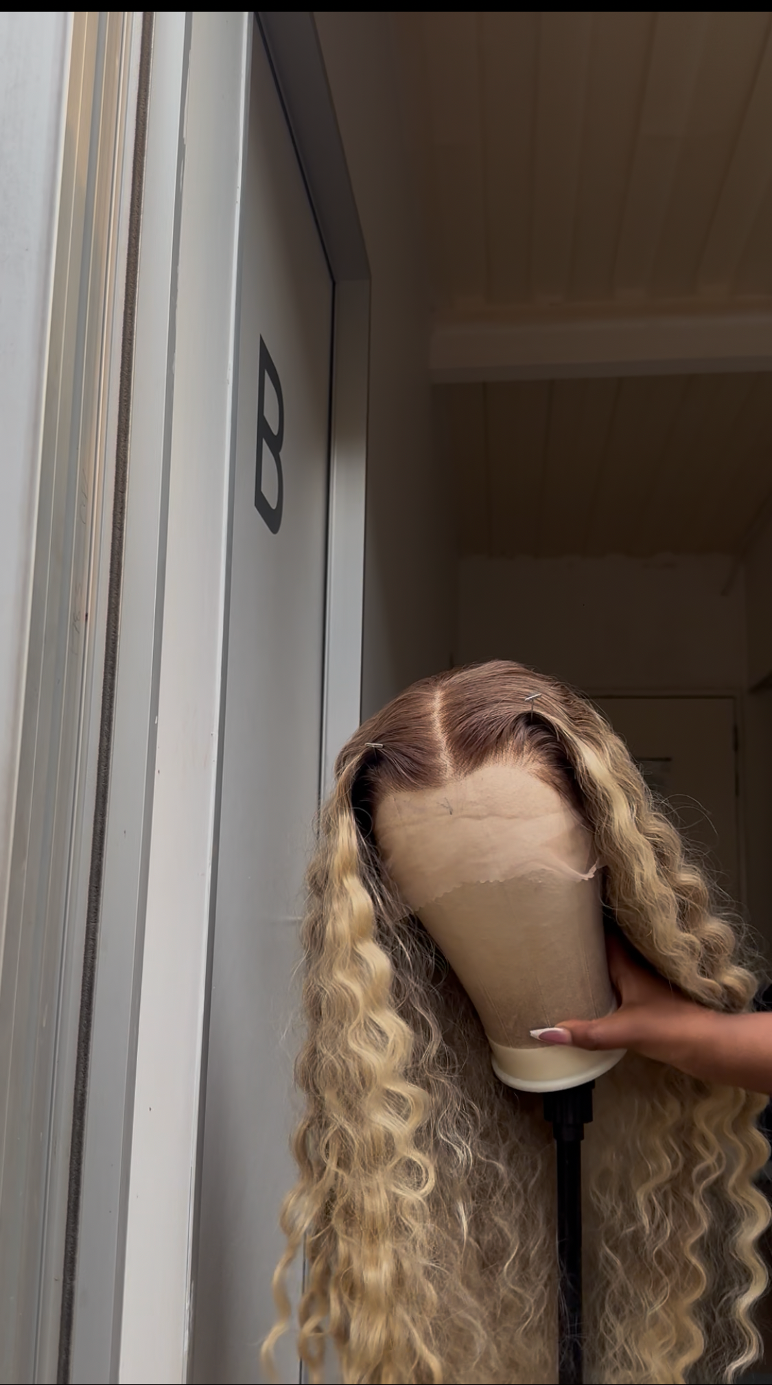 Ombré blonde Crimps