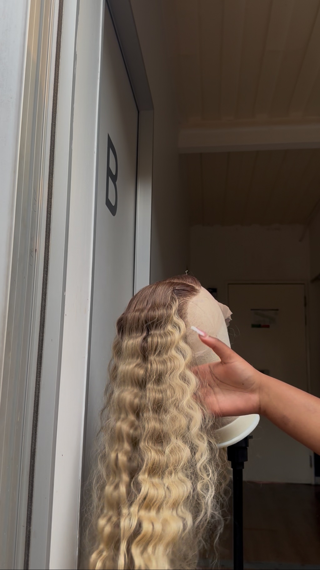 Ombré blonde Crimps