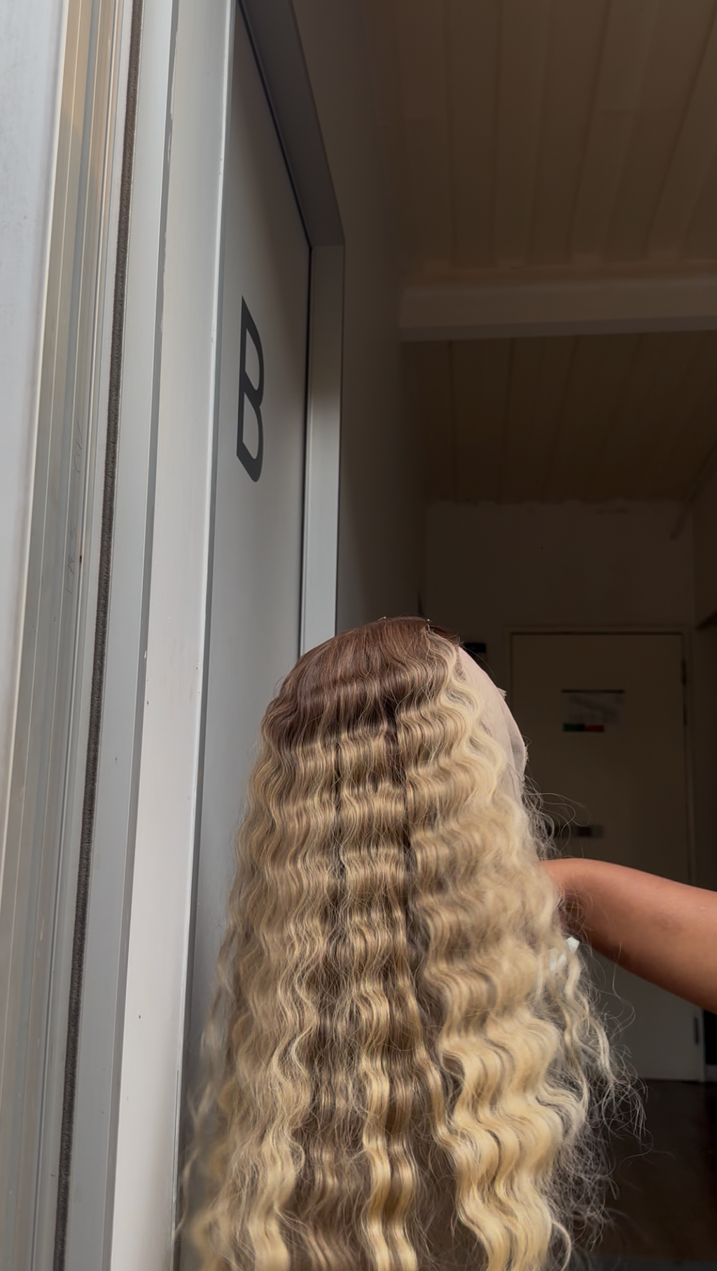 Ombré blonde Crimps