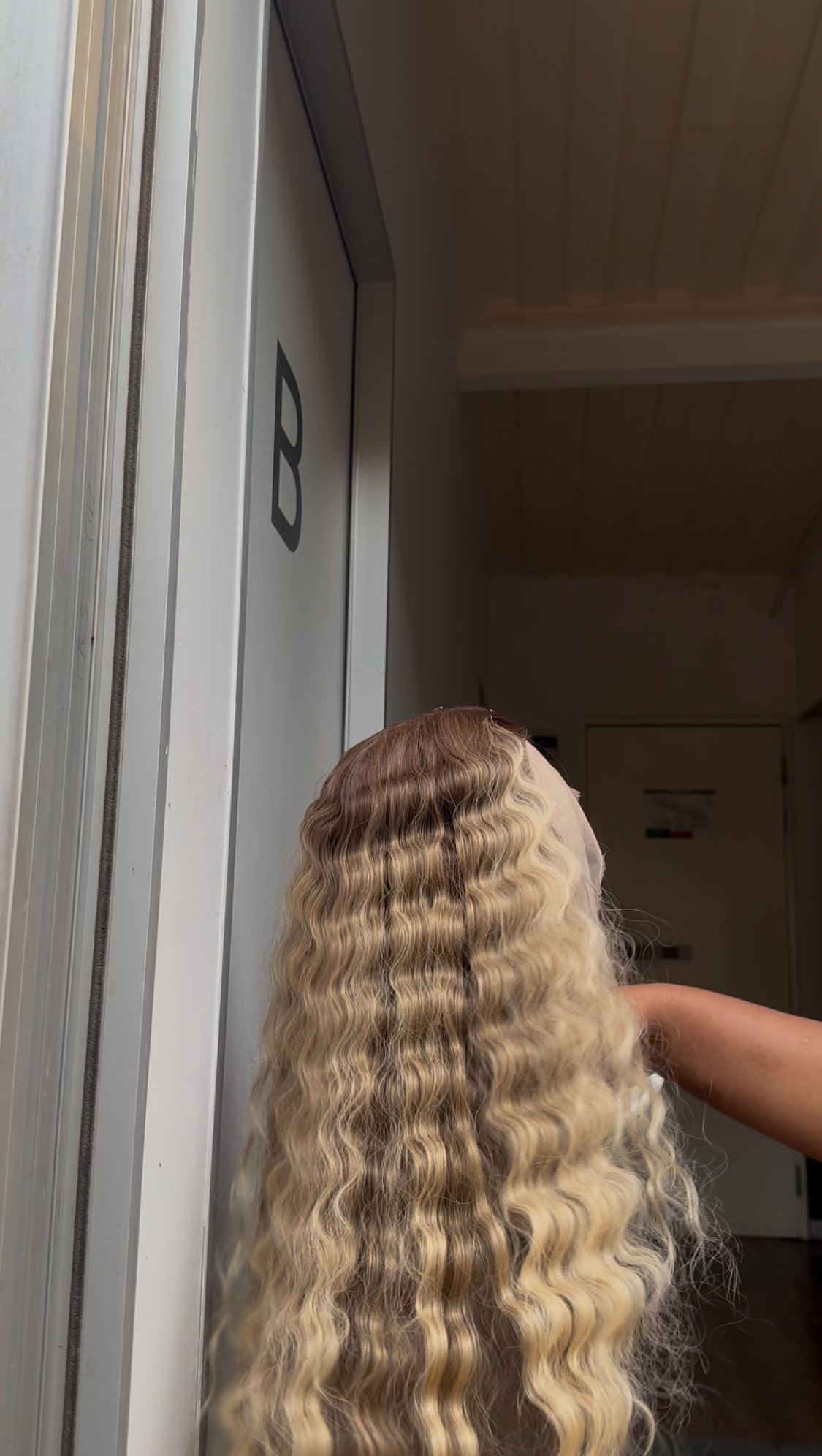 Ombré blonde Crimps