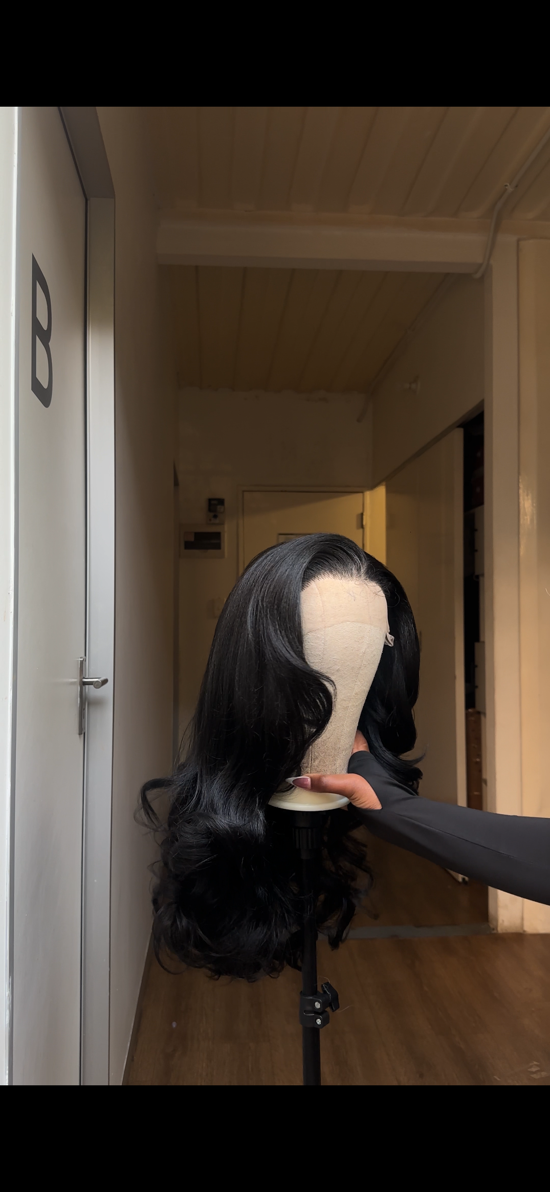 Black futura curls