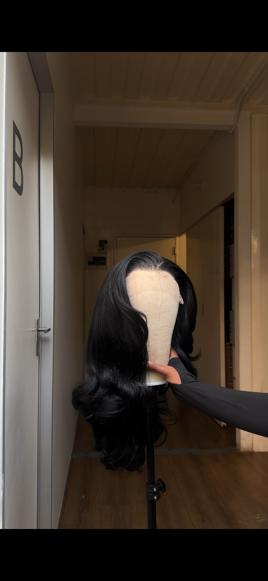 Black futura curls